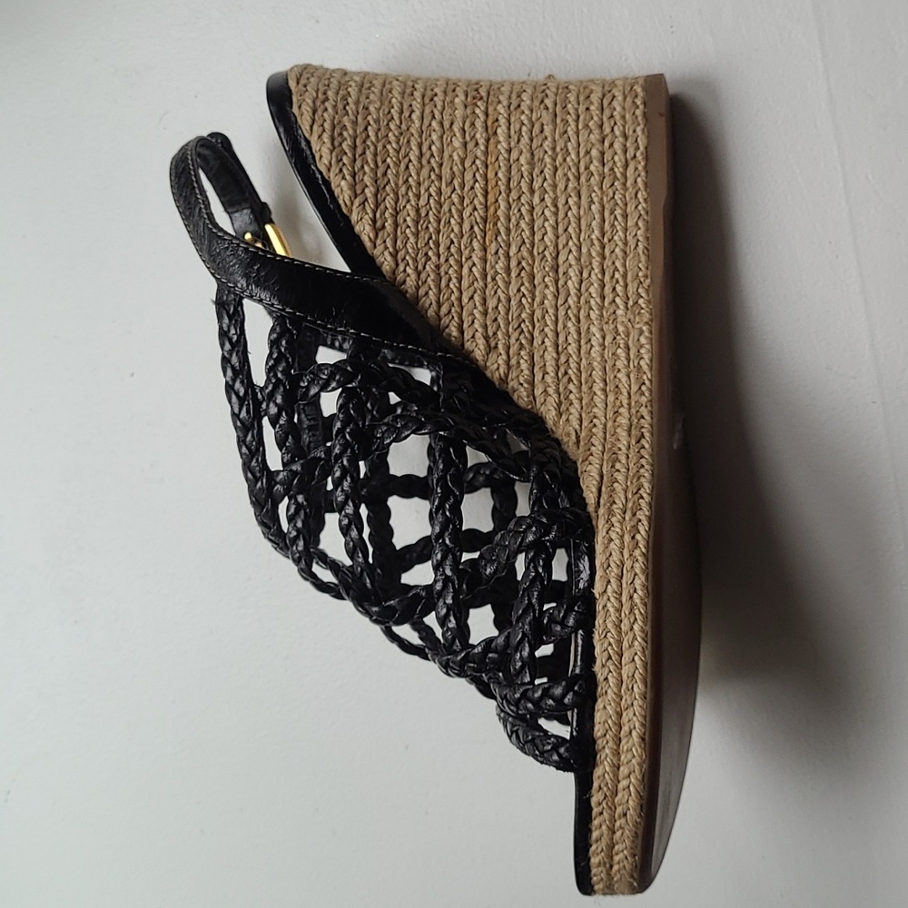 PRADA Authentic wedge mules sandals black - Picture 3 of 8